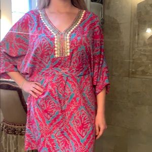 Belted kimono dress
